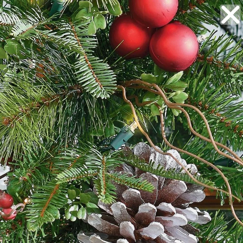 Frontgate Holiday Garland - Cordless - 6 ft - NWT